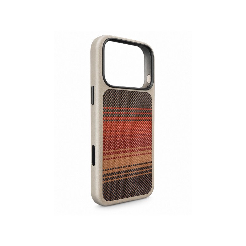 Viedtālruņa aizmugurējais vāciņš Apple iPhone 18 Pro Max Full Wrap with Kevlar MagSafe Brown, Red