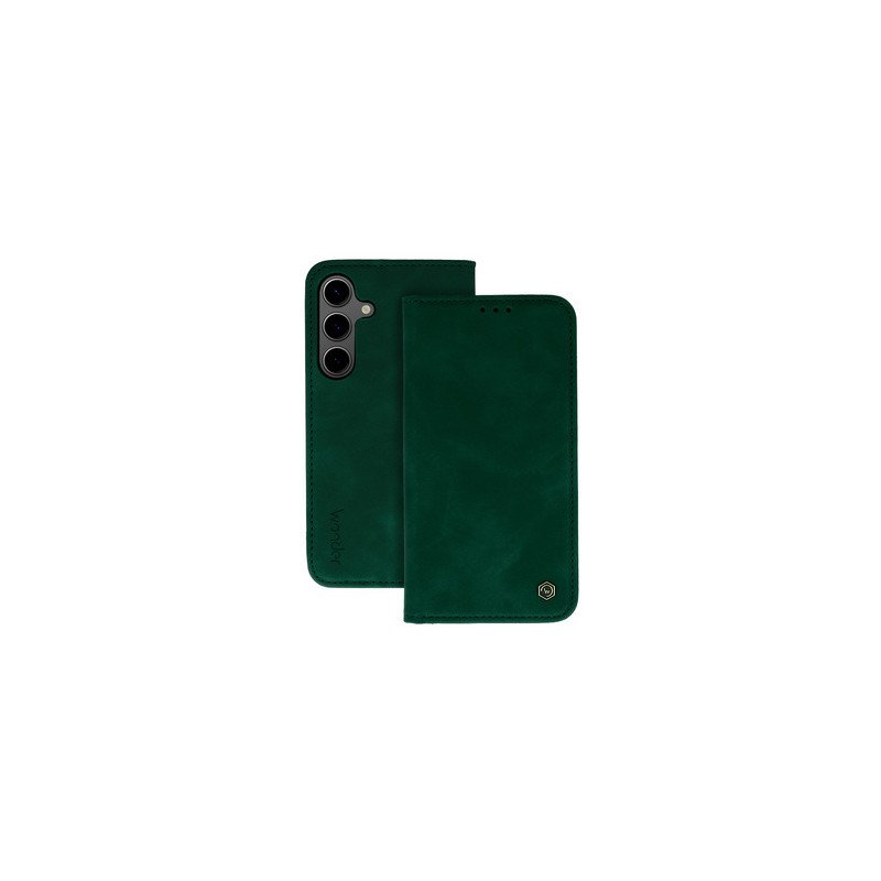 Viedtālruņa atveramais maciņš Samsung Galaxy S26 Ultra Wonder Prime Case Dark Green