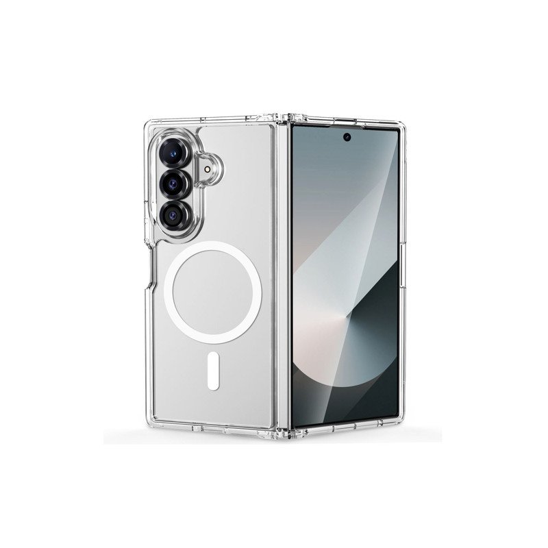 Viedtālruņa aizmugurējais vāciņš Samsung Galaxy Z Fold 8 Ultra Clear mag cover Transparent