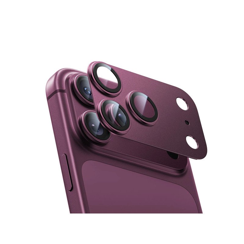 Viedtālruņa kameras aizsargstikls Apple iPhone 18 Pro GIA Dual All-Round Dark Red