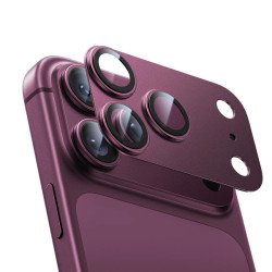 Viedtālruņa kameras aizsargstikls Apple iPhone 18 Pro Max GIA Dual All-Round Dark Red