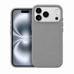 Viedtālruņa aizmugurējais vāciņš Apple iPhone 18 Pro Max Silicone Case Mag MF Grey