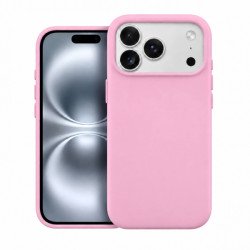 Viedtālruņa aizmugurējais vāciņš Apple iPhone 18 Pro Silicone Case Mag MF Light Pink