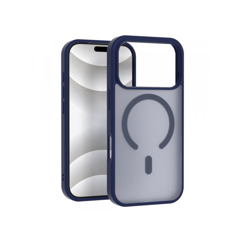 Viedtālruņa aizmugurējais vāciņš Apple iPhone 18 Pro Max Matte MagSafe Case Dark Blue