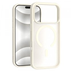 Viedtālruņa aizmugurējais vāciņš Apple Iphone 16 Matte MagSafe Case White