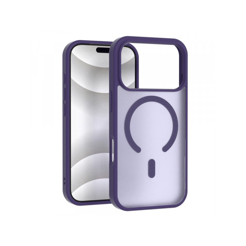 Viedtālruņa aizmugurējais vāciņš Apple iPhone 14 Pro Max Matte MagSafe Case Dark Violet