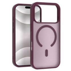 Viedtālruņa aizmugurējais vāciņš Apple iPhone 18 Pro Matte MagSafe Case Dark Red