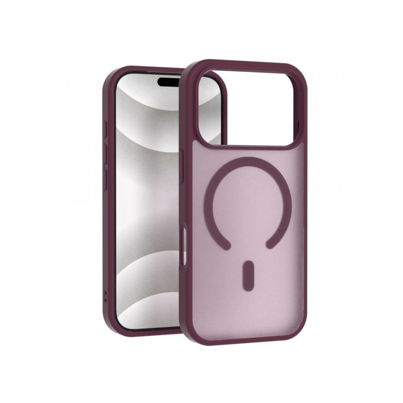 Viedtālruņa aizmugurējais vāciņš Apple iPhone 18 Pro Matte MagSafe Case Dark Red