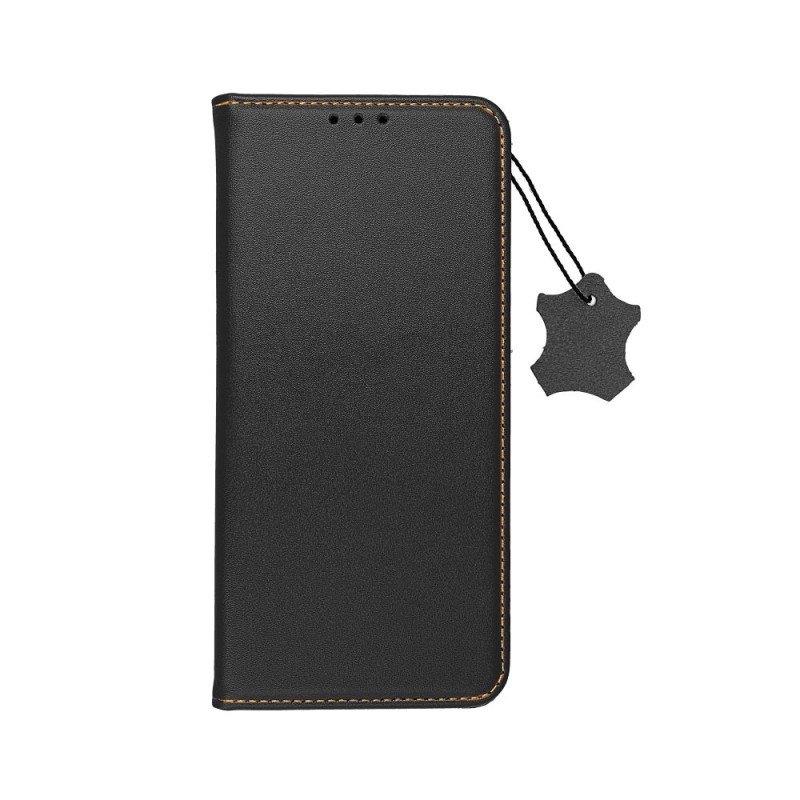 Viedtālruņa atveramais maciņš Apple iPhone 18 Pro Leather Book Black