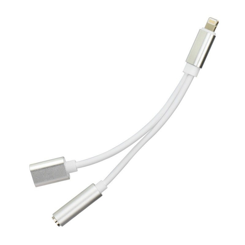 Apple Lightning 8-pin do Jack 3,5mm Sudraba|mobilo.lv