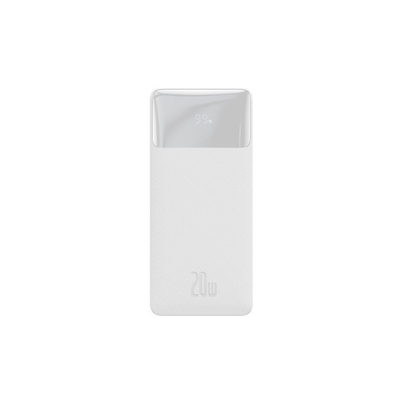 Baseus 10000mAh 20W 2x USB / USB Type C Balts