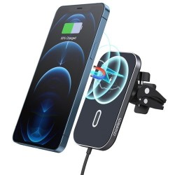 Choetech Car Magnetic Mount Inductive Qi Charger 15W MagSafe