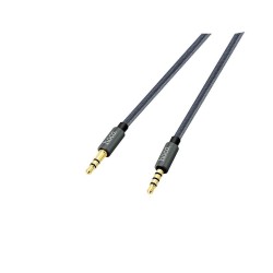 Hoco cable audio AUX Jack 3,5mm Melns