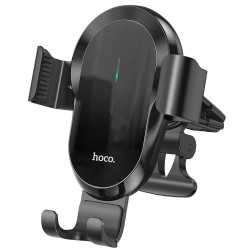 Hoco wireless charging to air vent 15W CA105 Melns