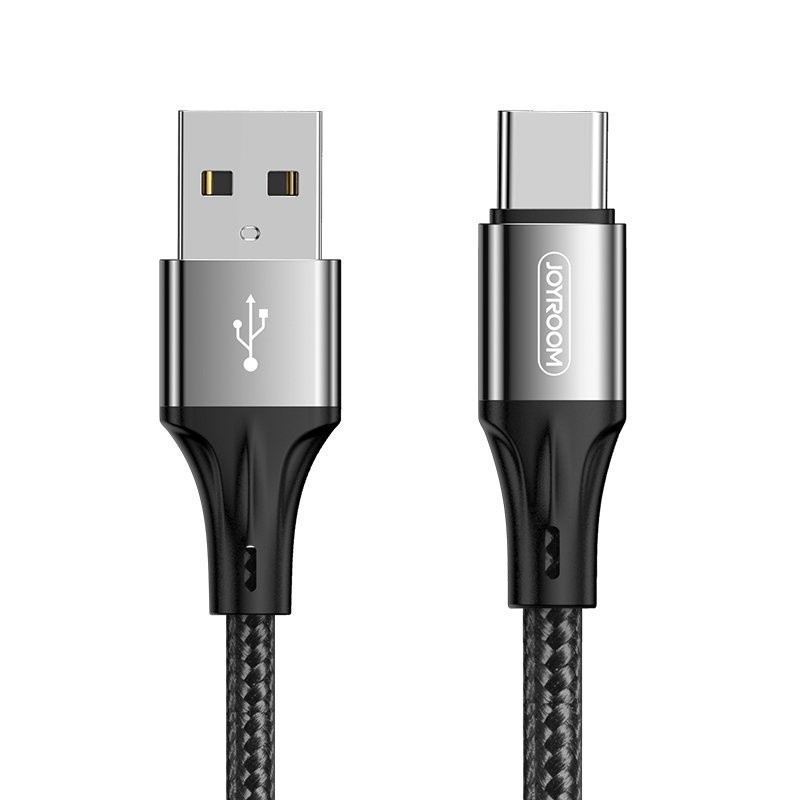 Joyroom USB - USB Type C cable 3 A 1,5 m Melns|mobilo.lv