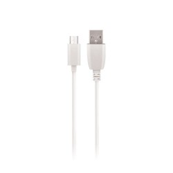 Universal NB213 USB - USB-C 1,0 m 2,4A Melns | mobilo.lv