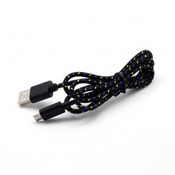 Hoco cable audio AUX Jack 3,5mm Melns | mobilo.lv