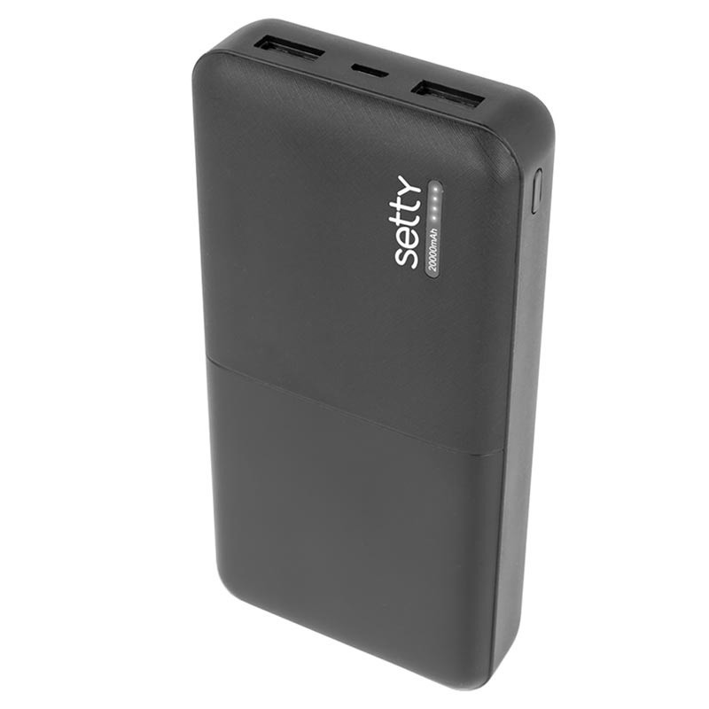 Universal 20000 mAh Melns