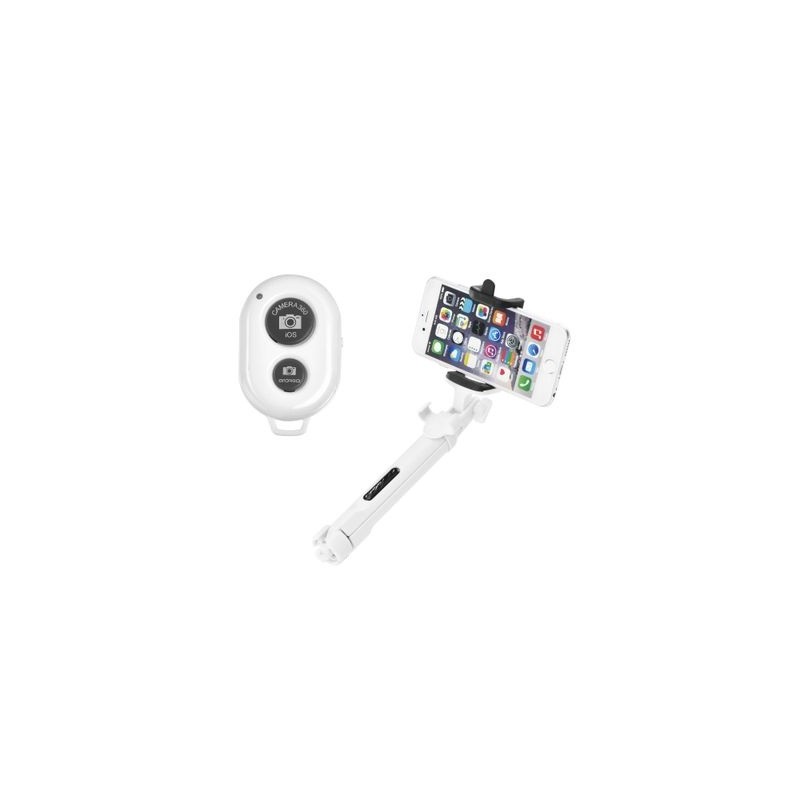 Universal Combo selfie stick Balts|mobilo.lv