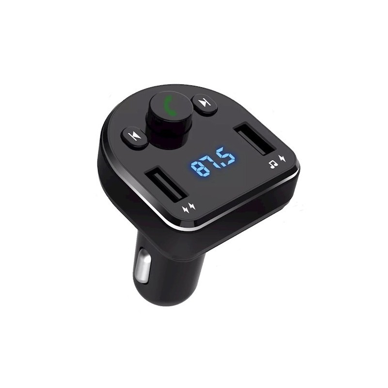 Universal Bluetooth FM transmitter/modulator BCC01 MP3 Melns | mobilo.lv