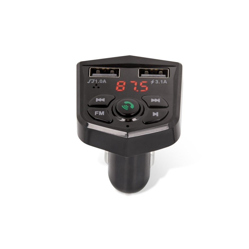 Universal FM transmitter Bluetooth MXFT-02 Melns