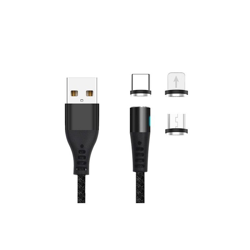 Universal MXUC-02 magnetic cable Melns