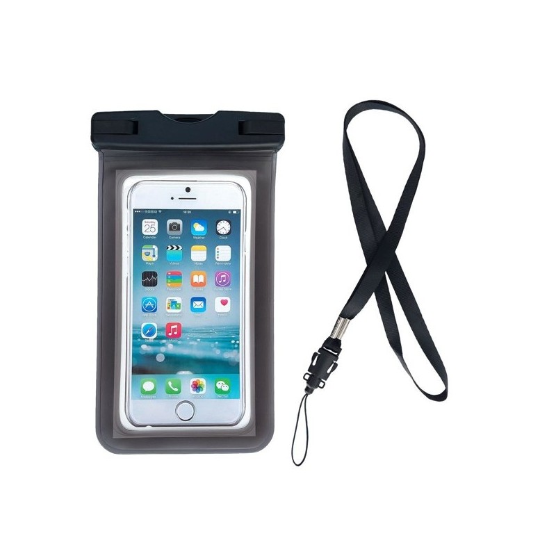 Universal Waterproof pouch phone bag Melns | mobilo.lv