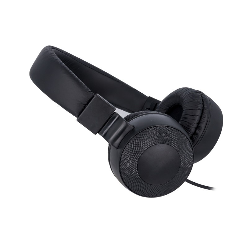 Universal wired headphones Melns | mobilo.lv