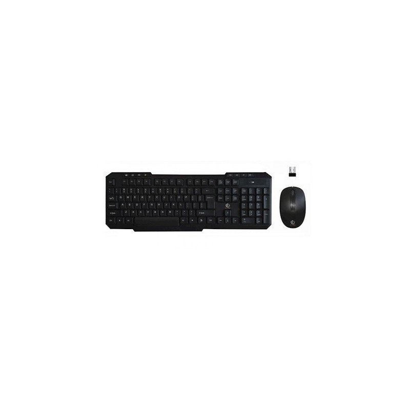 Universal wireless set: keyboard + mouse VERTEX Melns