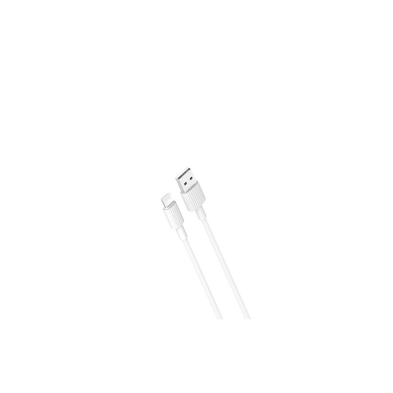 USB - Lightning 1,0 m 2,4A Balts | mobilo.lv