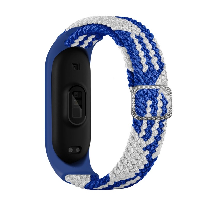 Xiaomi Mi Band 6 / 5 / 4 / 3 Zils - balts | mobilo.lv