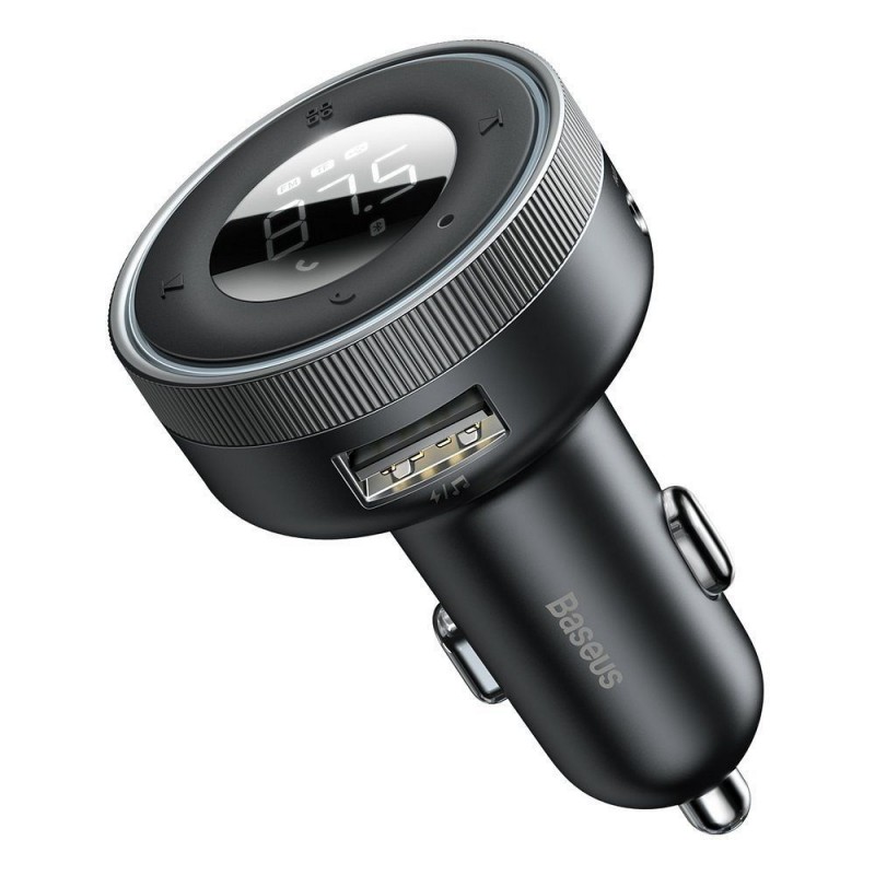 Baseus Bluetooth MP3 car charger Melns|mobilo.lv