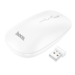 Hoco Wired Mouse GM13 Balts | mobilo.lv