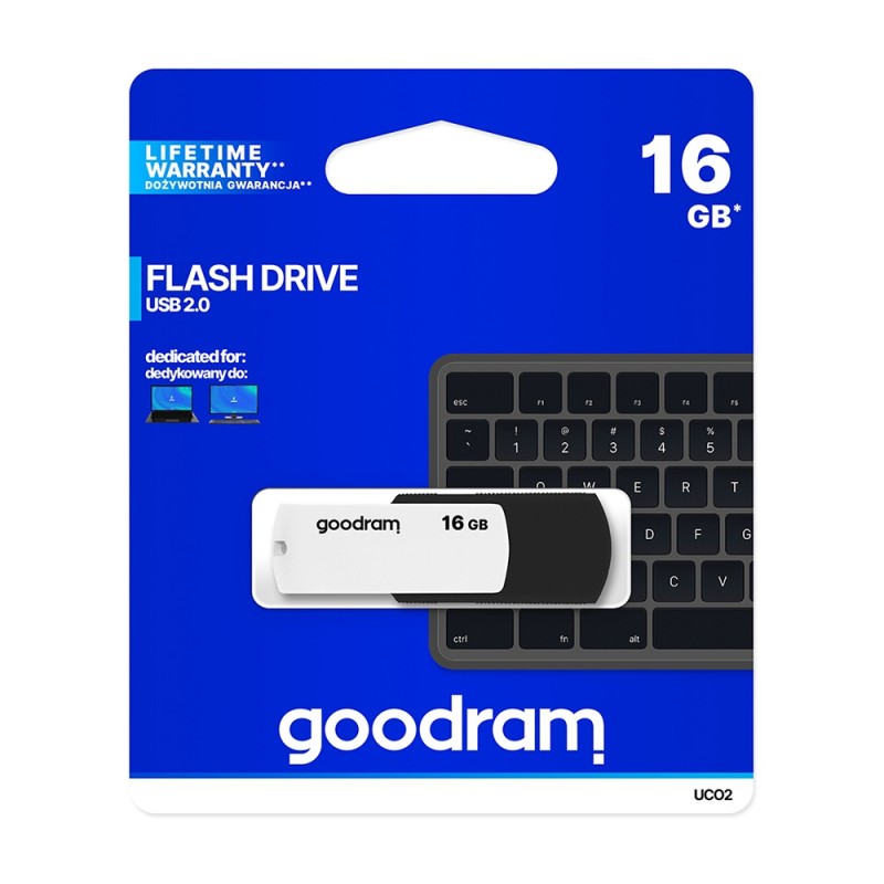 Universal 16GB USB 2.0 Melns